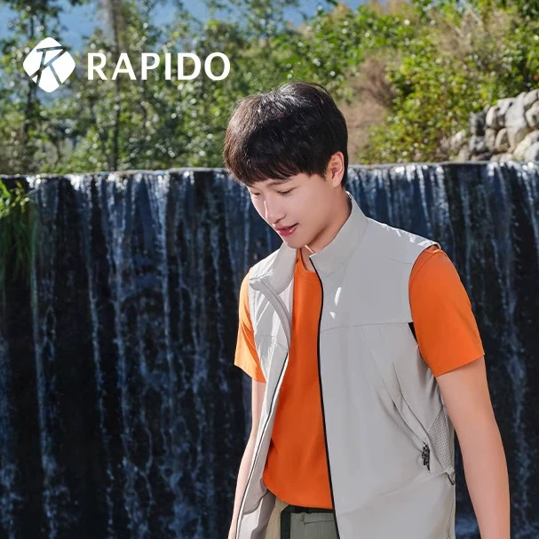 RAPIDO雳霹道春夏新款男士O系列可打包马甲休闲运动马甲CN4339O43