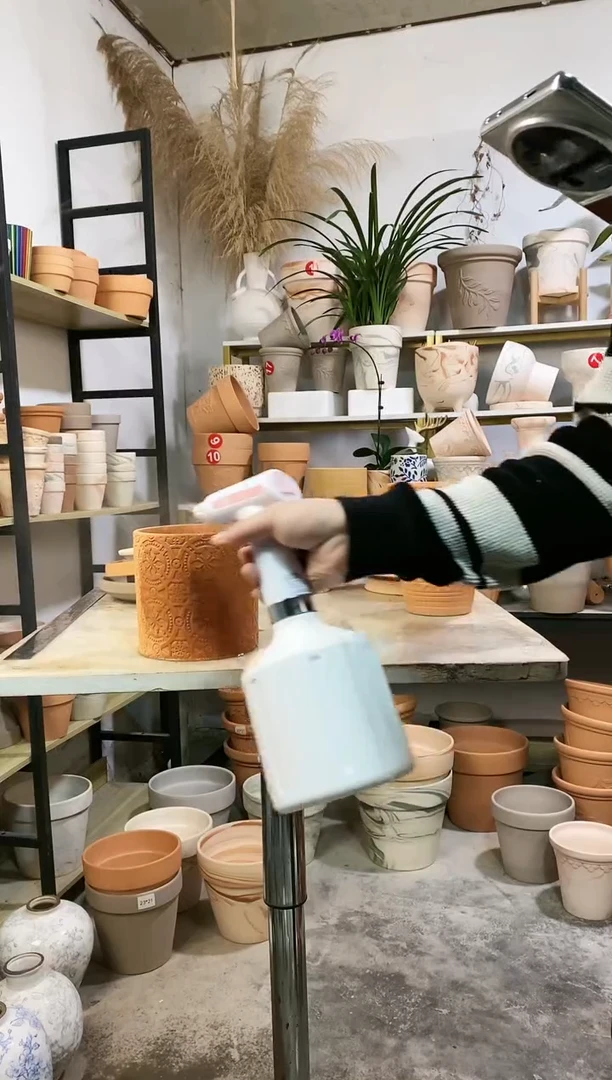 【闪购商品】红陶13*13红陶直筒波西米亚 1盆无托