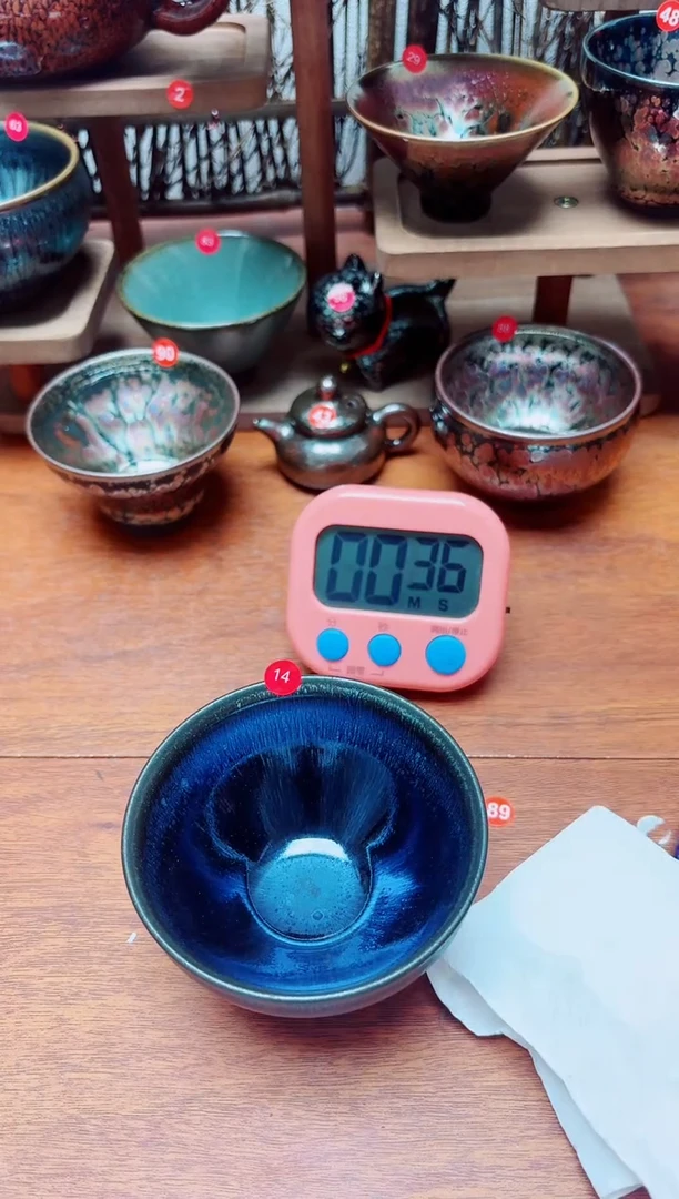 茶盏子*14号建盏工匠茶器