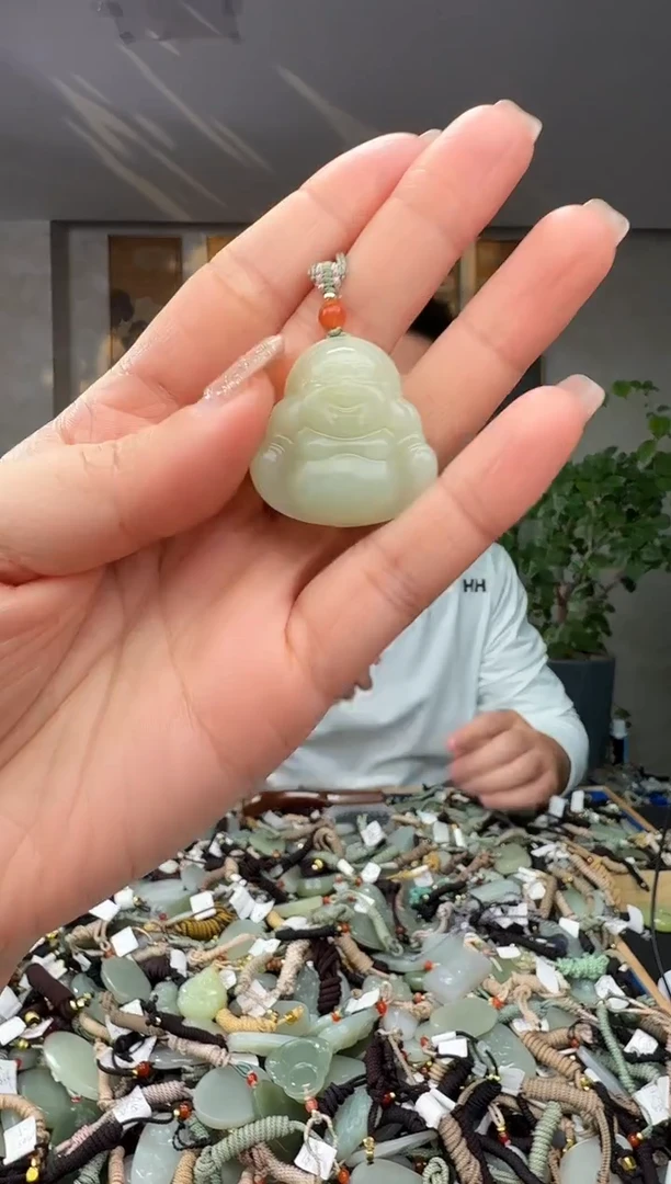 颈饰未镶嵌和田玉拍一发一多样性发货