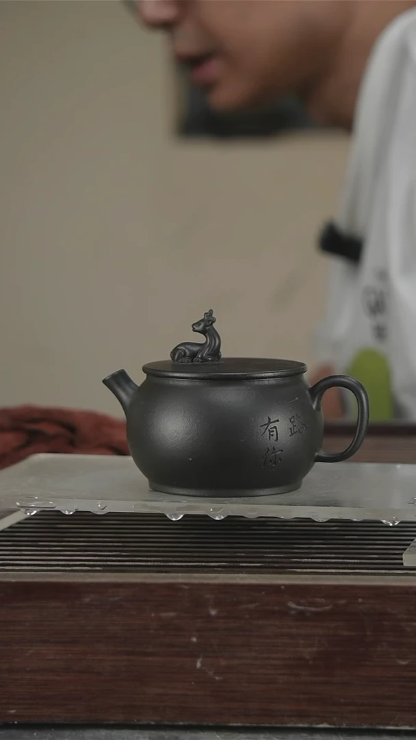 茶壶紫砂原矿紫砂壶160CC56号