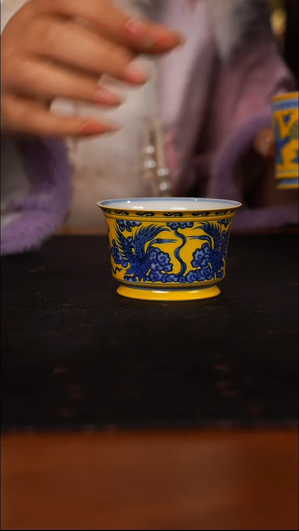 望月怀古陶瓷主人杯