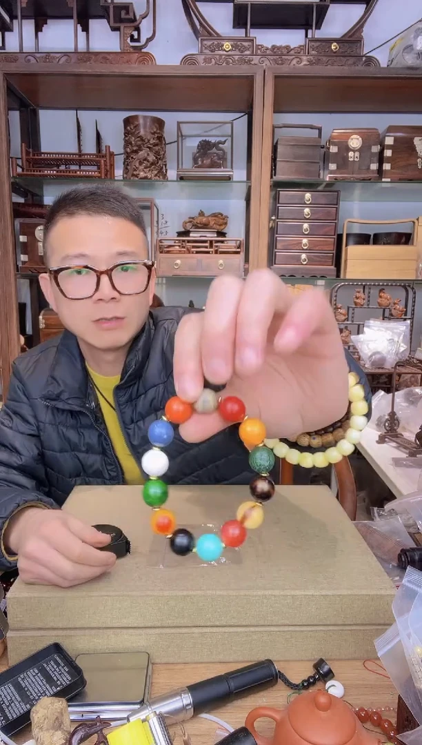 【闪购商品】乌木类书架232多宝1.4单圈手串