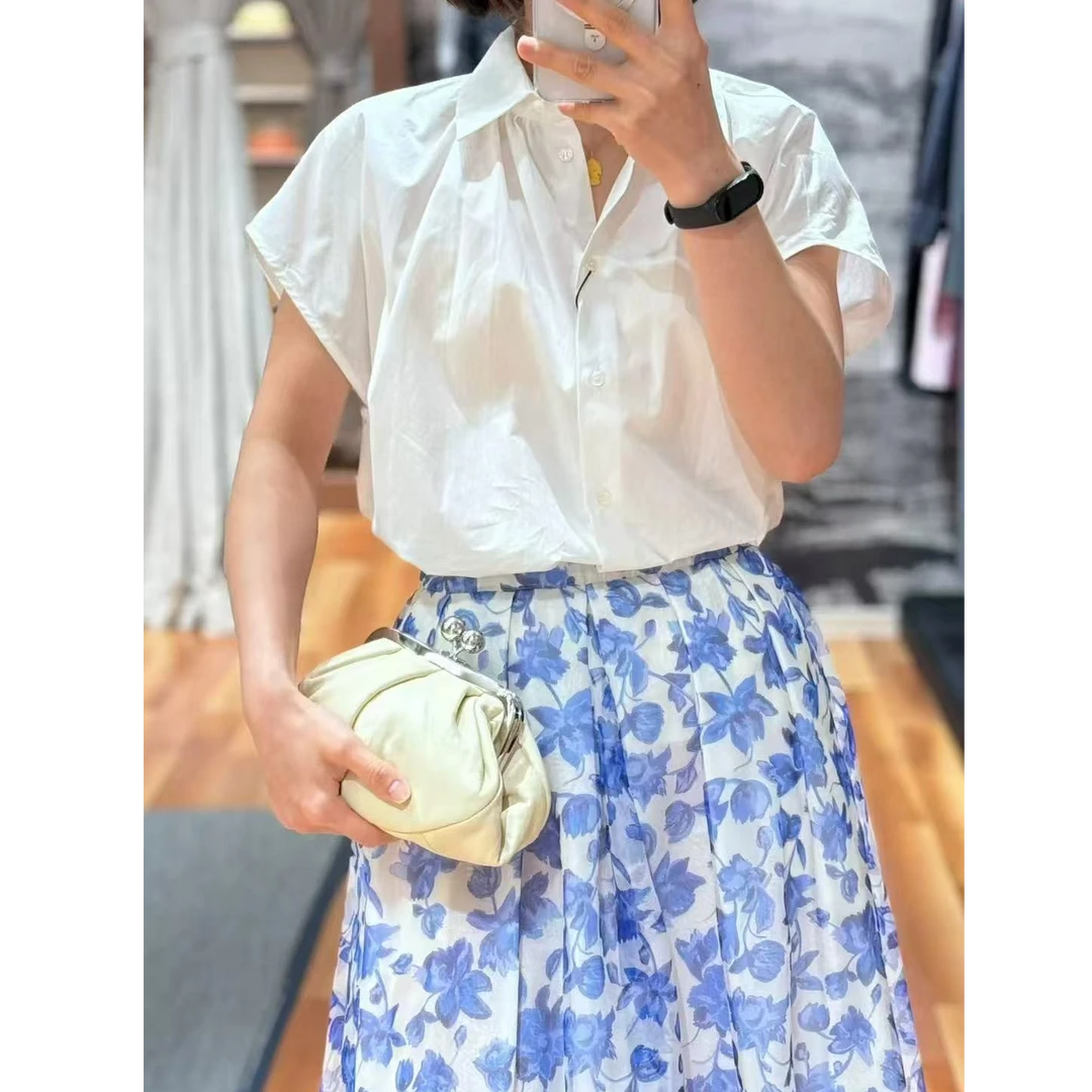未使用 MaxMara 国现 百搭纯色衬衫CS0103