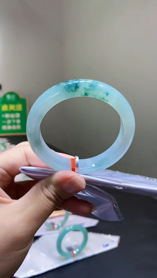 未镶嵌手镯翡翠K55天然A货缅甸翡翠56.5