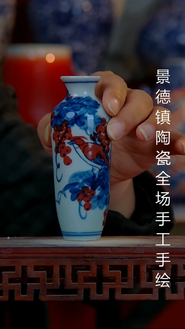 摆件景德镇陶瓷 全场手工手绘