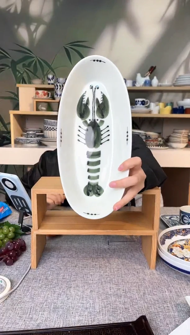 【闪购商品】瓷片olive デリカプレート ロブスター