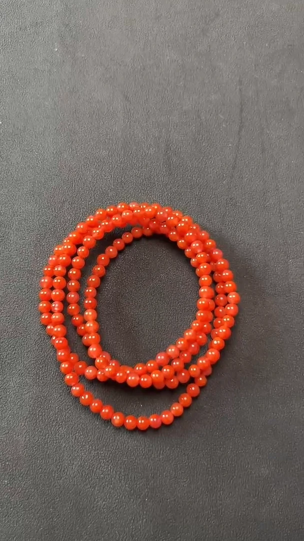 未镶嵌手串南红玛瑙多圈