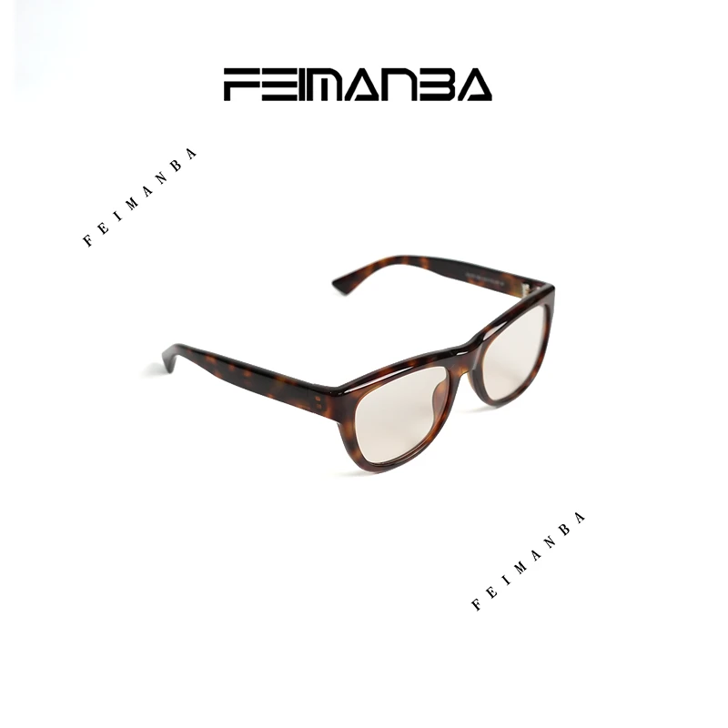 【FEIMANBA】经典方框时尚素颜镜女士眼镜