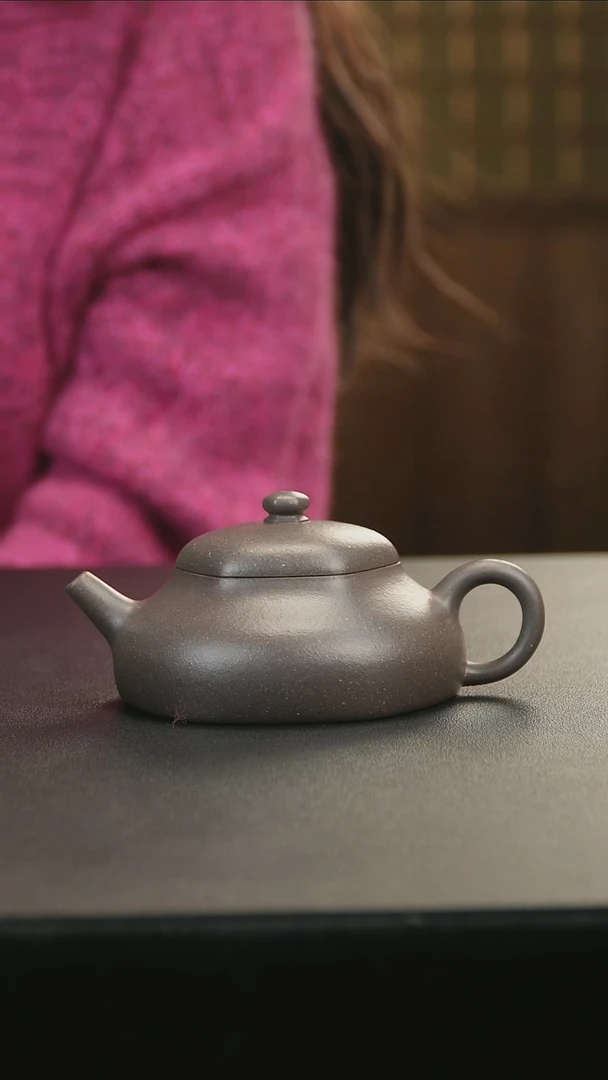 【闪购商品】紫砂茶壶封釉六方静乐