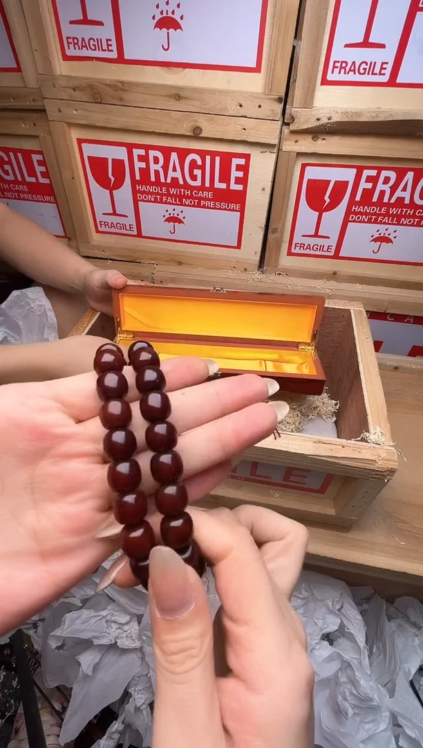 墨玉黑金刚精品手串 无礼盒