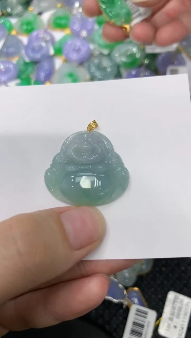 【闪购商品】翡翠颈饰18K金镶嵌1112111111