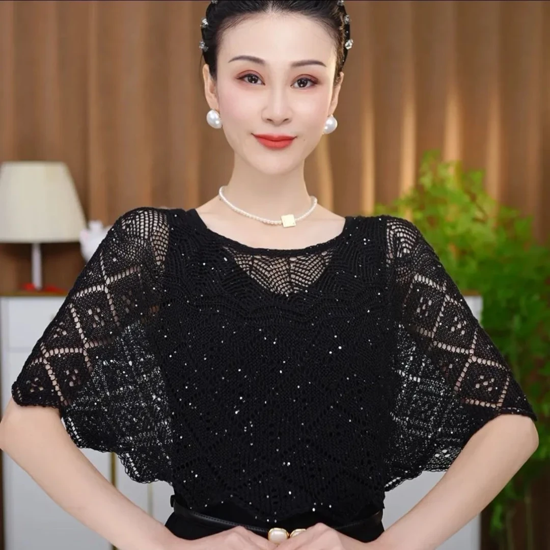 【送胸针】外搭针织防晒中国风春夏护肩流苏夏季百搭女薄款披肩