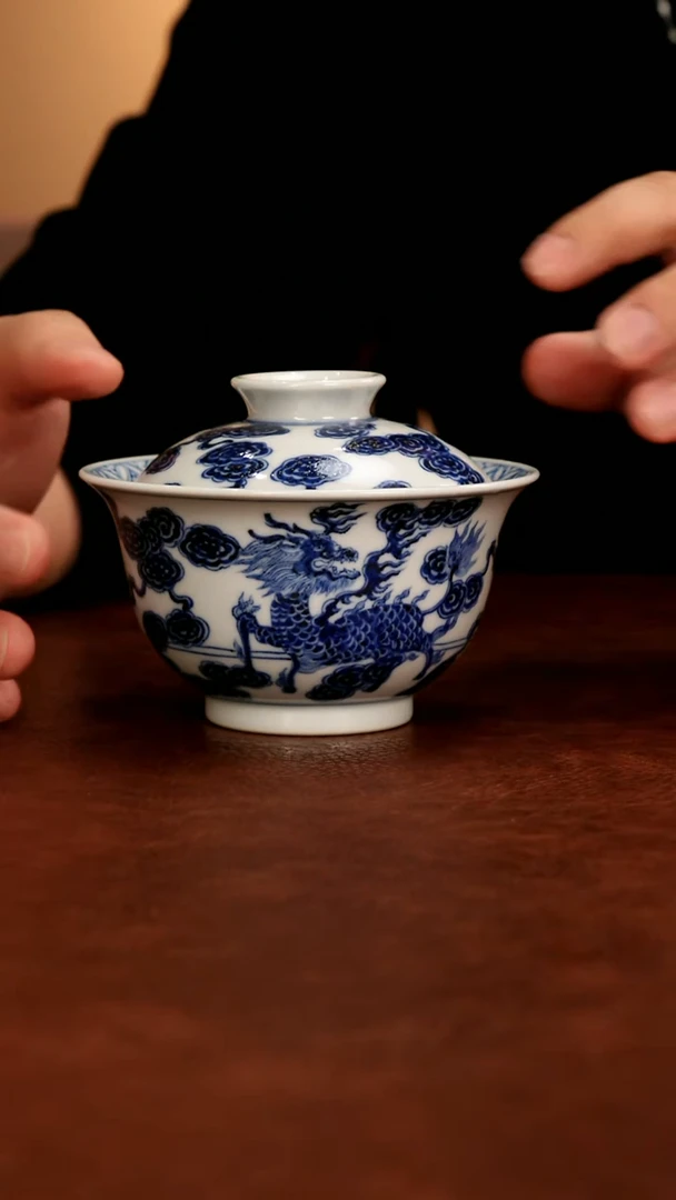 陶瓷陶瓷五里雾仿元新品景德镇高温手工陶瓷~