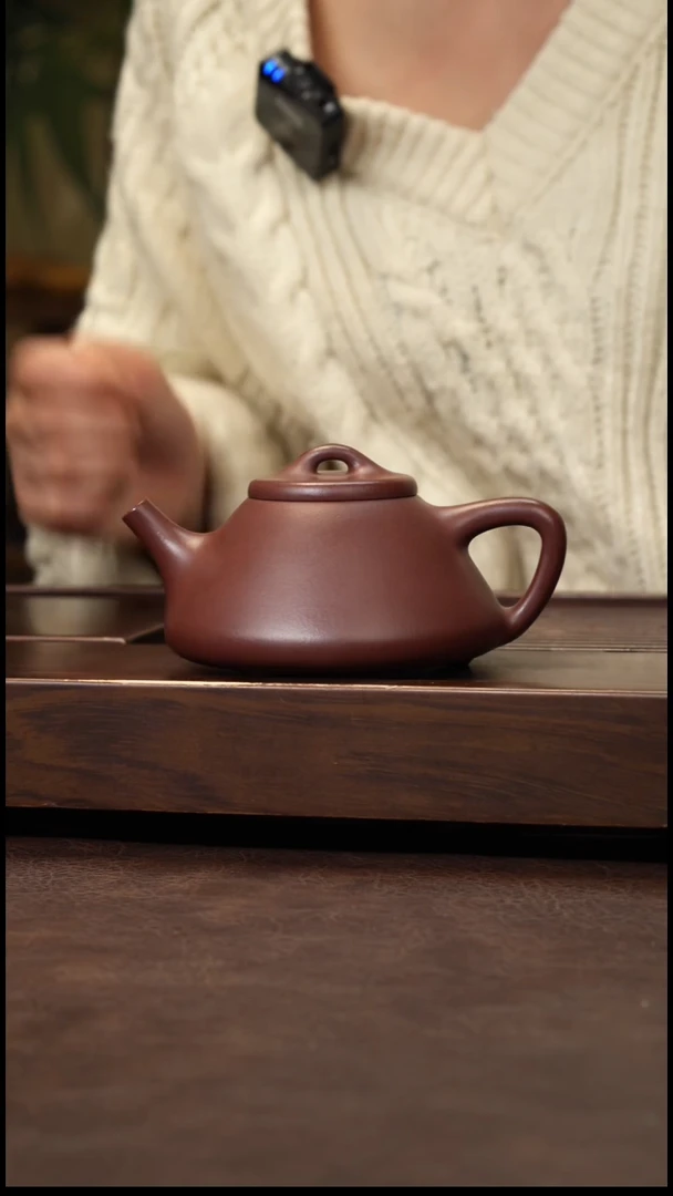 茶壶紫砂紫泥子冶石瓢270cc左右