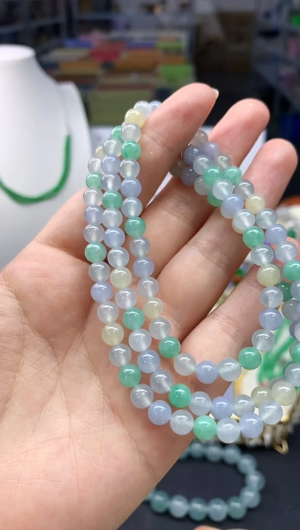 【闪购商品】翡翠颈饰未镶嵌翡翠珠链|不退不换