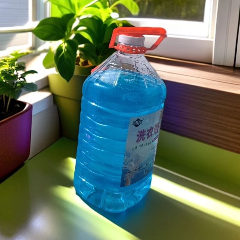 洗衣液家用大容量清洗柔顺桶装透明自然清香浓缩大桶薰衣草香花香