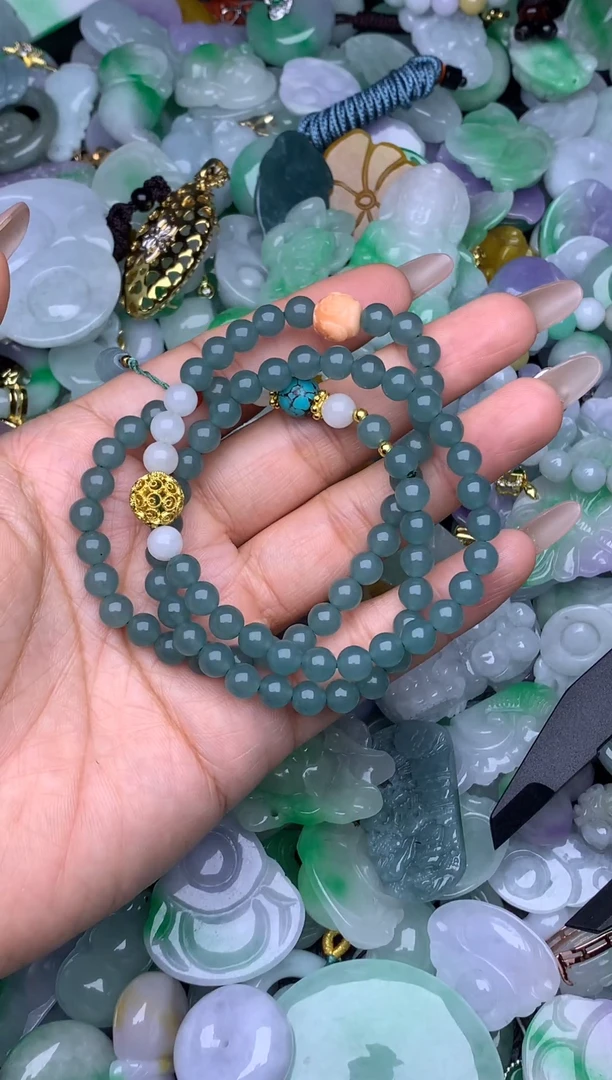 翡翠未镶嵌颈饰天然缅甸翡翠吊坠