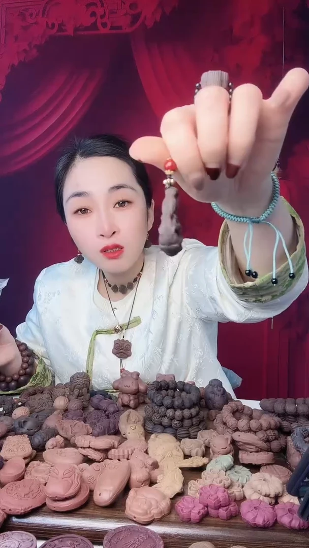【闪购商品】泥塑白媚香一路有你活扣