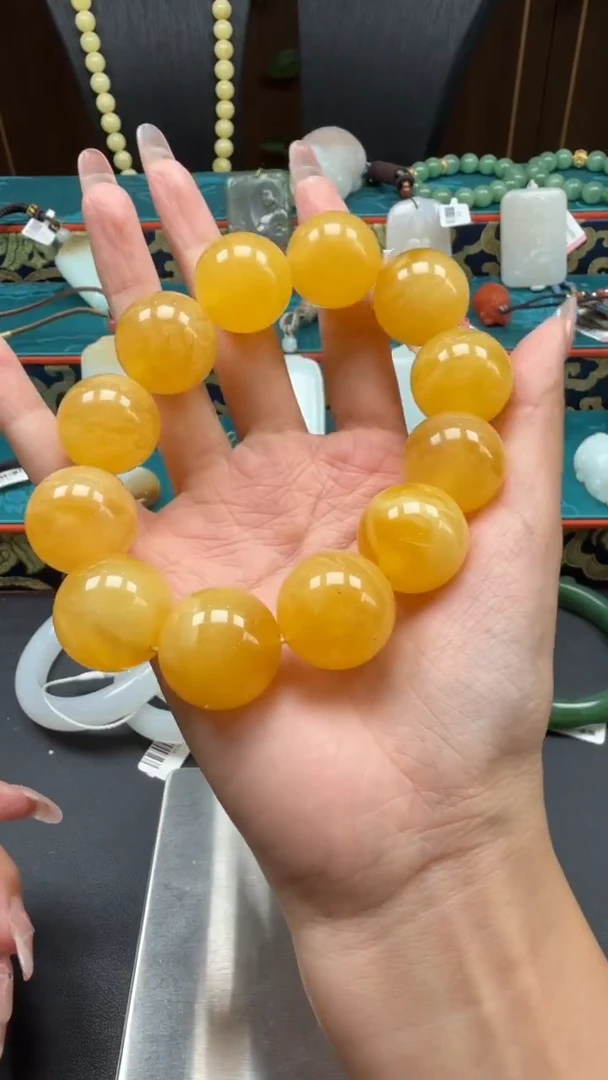 手串蜜蜡未镶嵌手串多样性发其一sm61