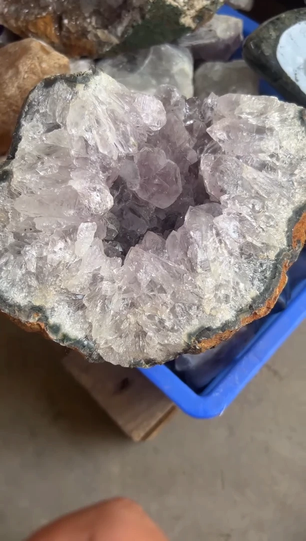 未镶嵌珠宝半成品水晶天然紫水晶原石摆件#9