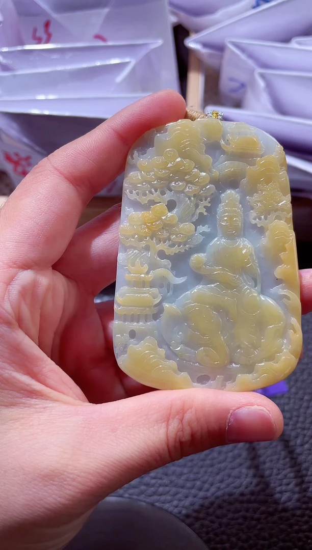 颈饰未镶嵌翡翠00000368普贤