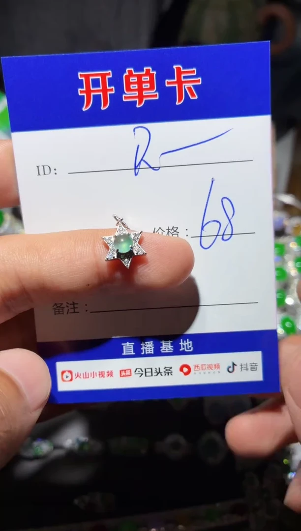 翡翠银S925镶嵌颈饰 定向 Rhys