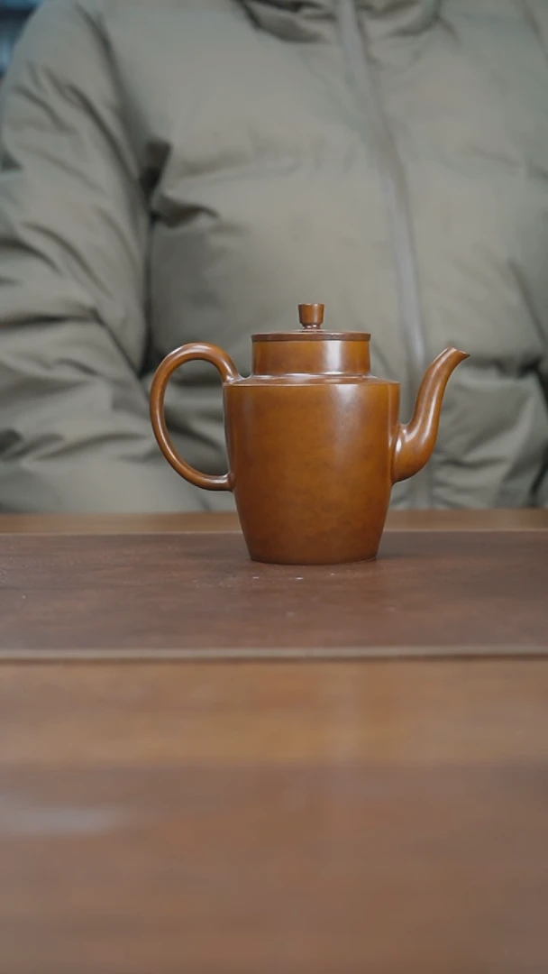 【闪购商品】杯景德镇紫金釉宫灯壶