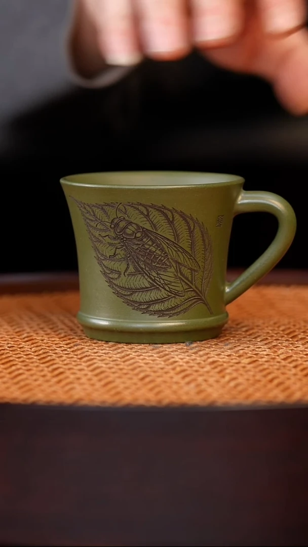 茶杯紫砂宜兴全手工原矿紫砂杯