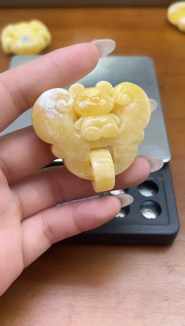 裸石琥珀未镶嵌琥珀蜜蜡吊坠