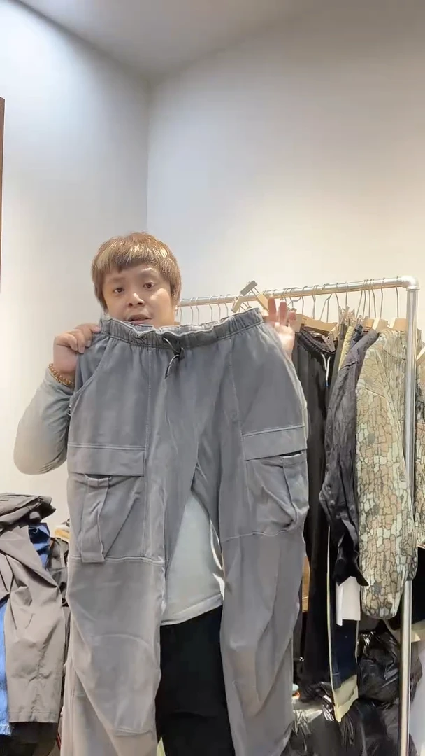 37 号-灰色小野人长裤-160-170 斤