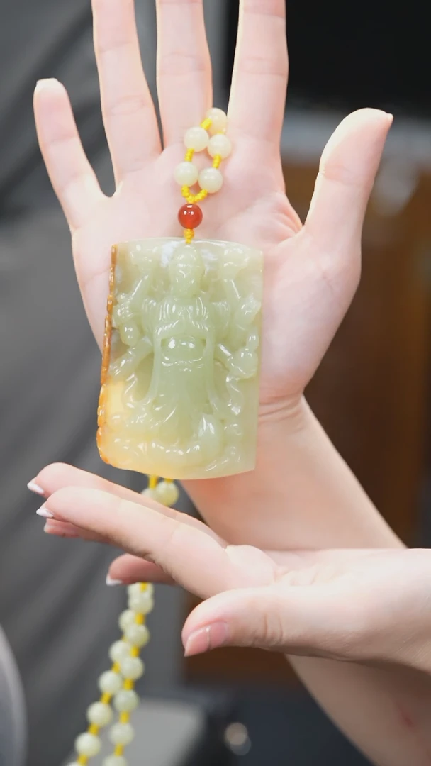 【闪购商品】和田玉吊坠未镶嵌千手观音