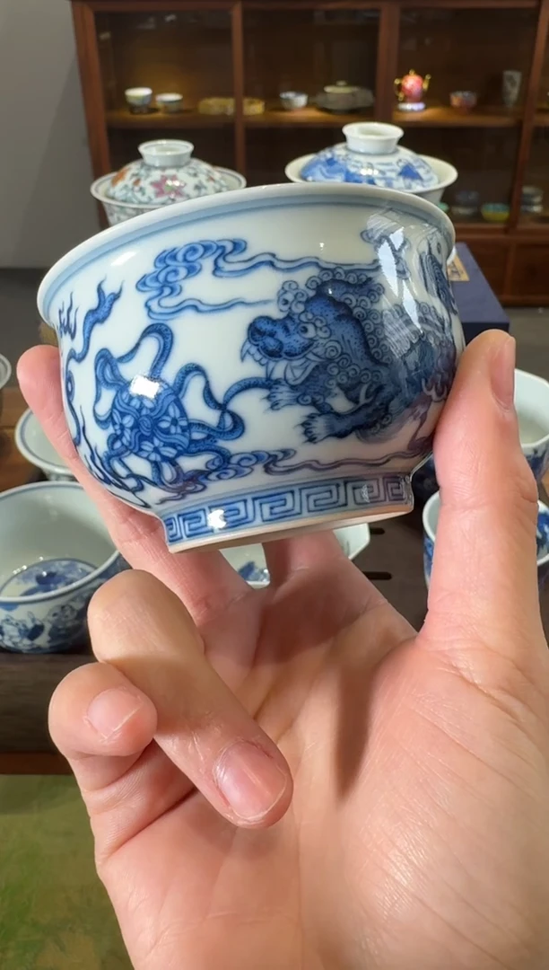 【闪购商品】杯钟家窑醒狮炉式杯