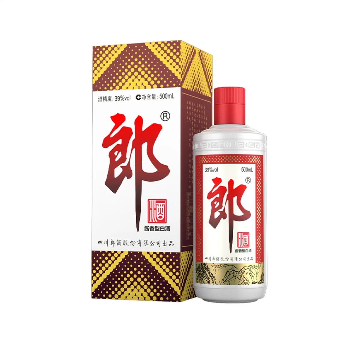【山东老袁专属】郎酒 郎牌郎酒 酱香型白酒 39度 500ml*1瓶 单瓶装