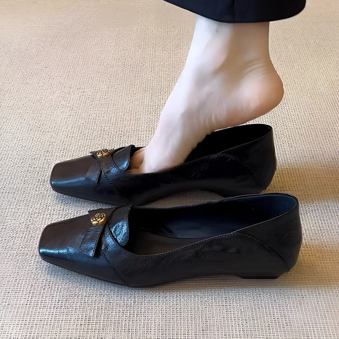 【爱意未央】小香风女春秋新款编织山茶花法式复古通勤日记