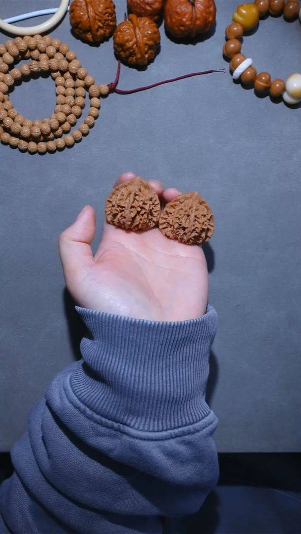 把件文玩核桃40灯笼核桃4号
