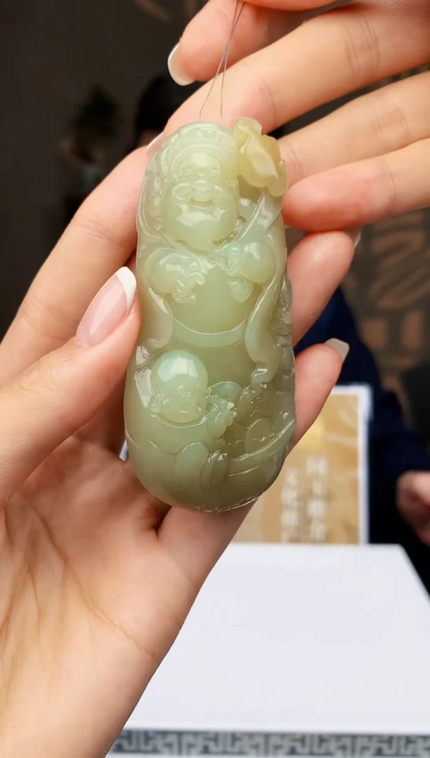 定制和田玉BOSS阳天然和田玉（拍一发一）