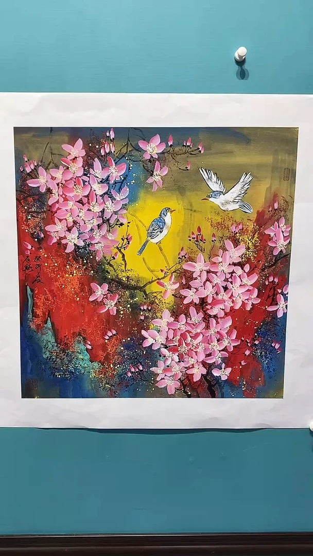 国画画都展厅明德老师国画作品6