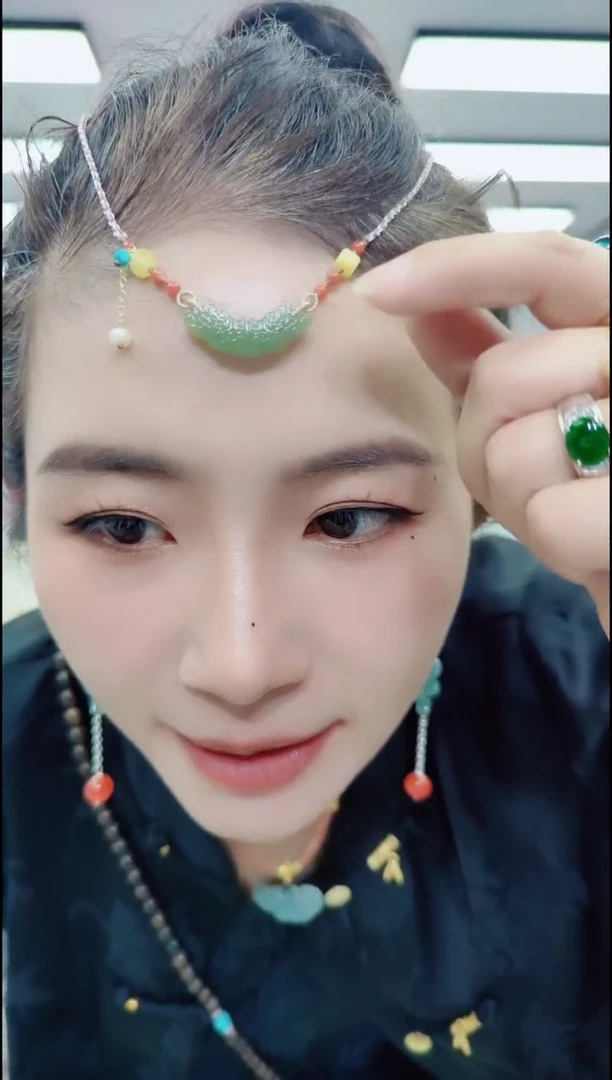 和田玉未镶嵌颈饰04116和田玉横项链