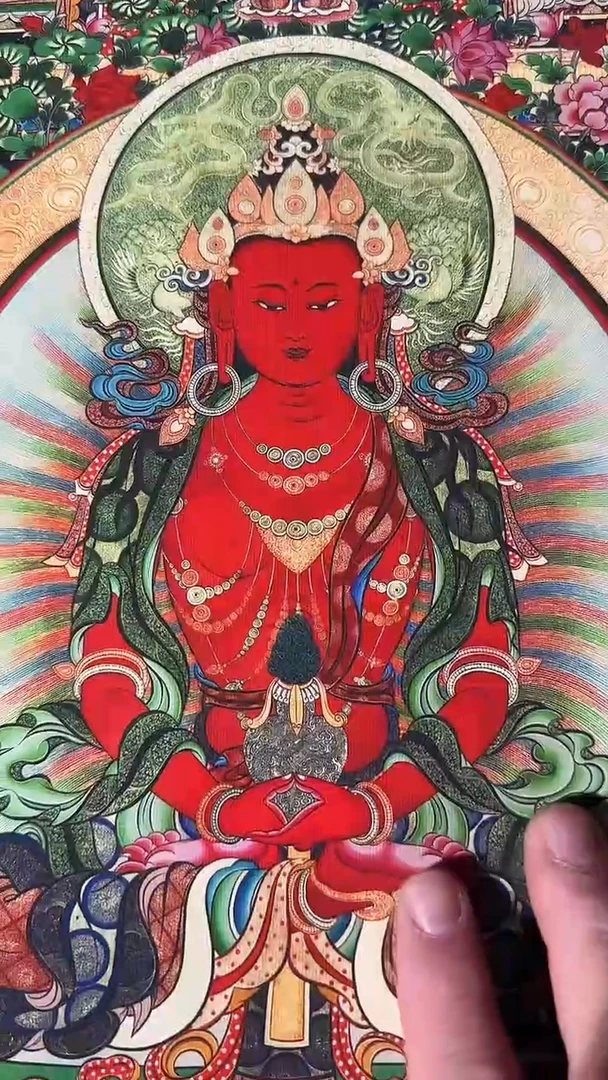 卷轴画藏式珍藏彩绘艺术馆8