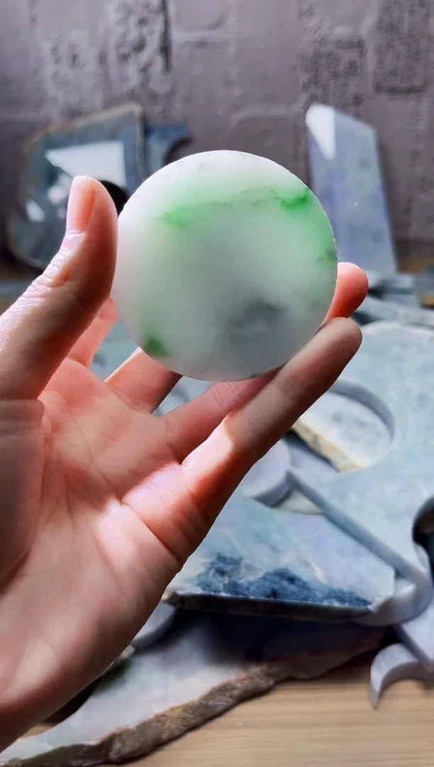 裸石翡翠翡翠a货正品玉石陈044