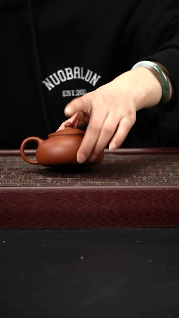 茶壶紫砂wh朱泥寒江