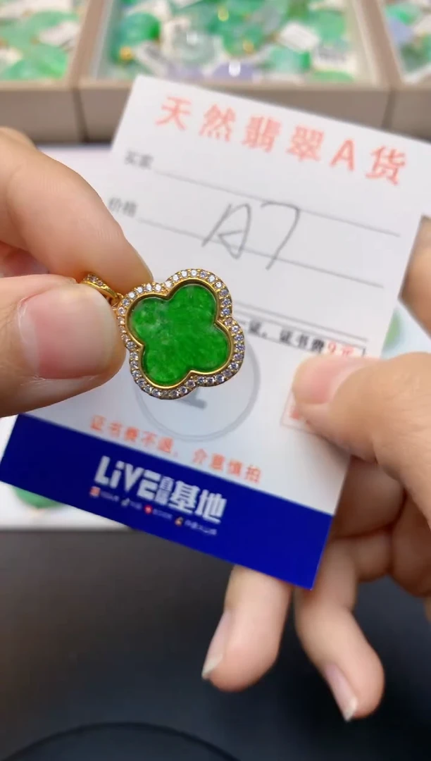 颈饰未镶嵌翡翠天然缅甸A货翡翠百元以上9元证书费自理