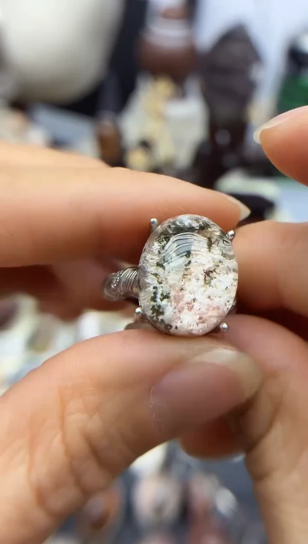 银S925镶嵌珠宝半成品水晶水晶水晶