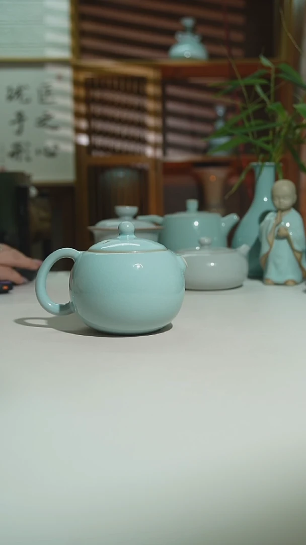 珑匠天青倒烧西施二级安全包装