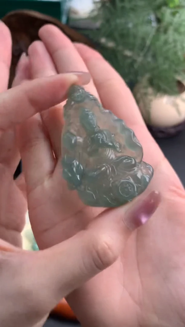 吊坠(不含链)未镶嵌翡翠翡翠饰品-134