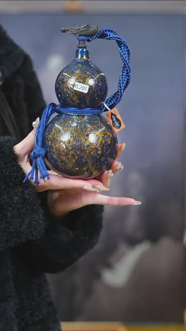 【闪购商品】XC201漆艺酒葫芦不包手串及旋转底座