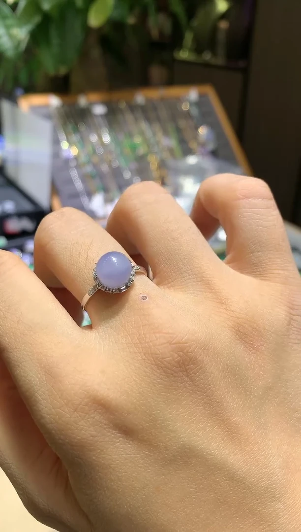 【闪购商品】翡翠吊坠(不含链)18K金镶嵌戒指