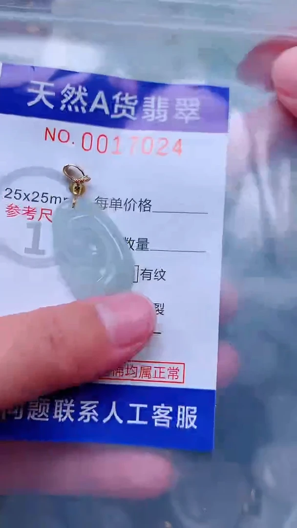 吊坠(不含链)未镶嵌翡翠1