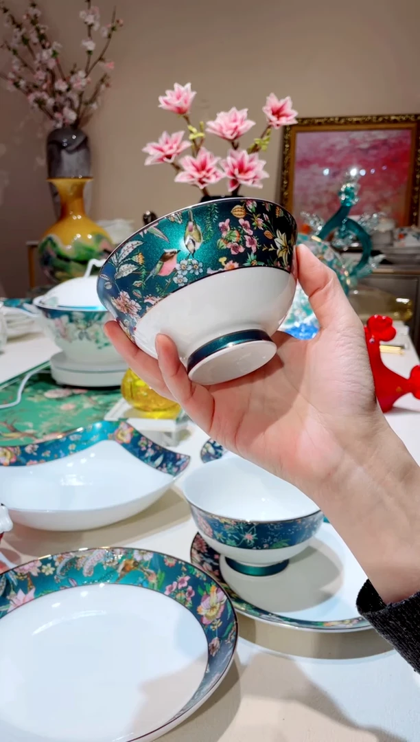 【闪购商品】琉璃手工艺品绿野仙踪  4.5寸碗6只